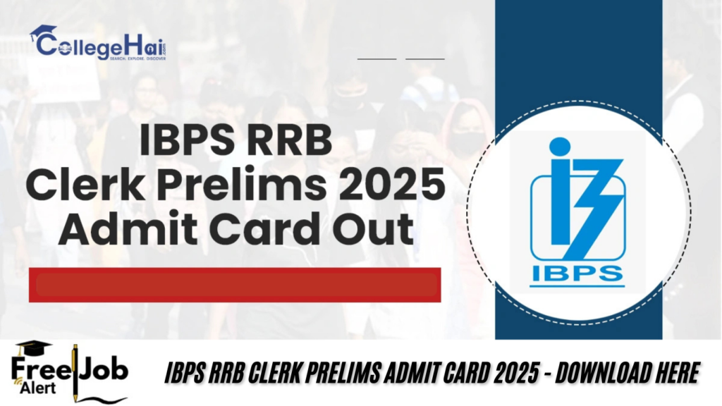 IBPS RRB Clerk Prelims Admit Card 2025 - Download Here